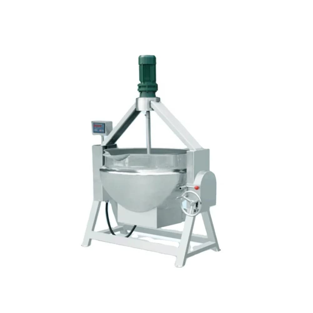 304 stainless steel electric steam rotary planetary mixing kitchen boiler jacket