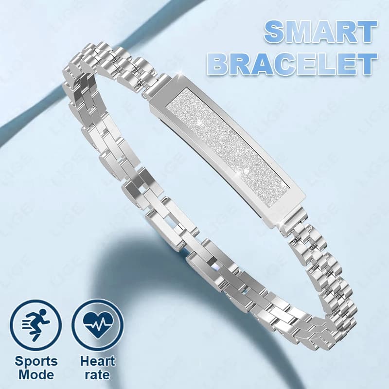 LIGE Health Smart Bracelet for Couples Cardiofrequencymetro Activity Fitness Tracker Men Women's Sports Band Intelligent Waterproof Watch