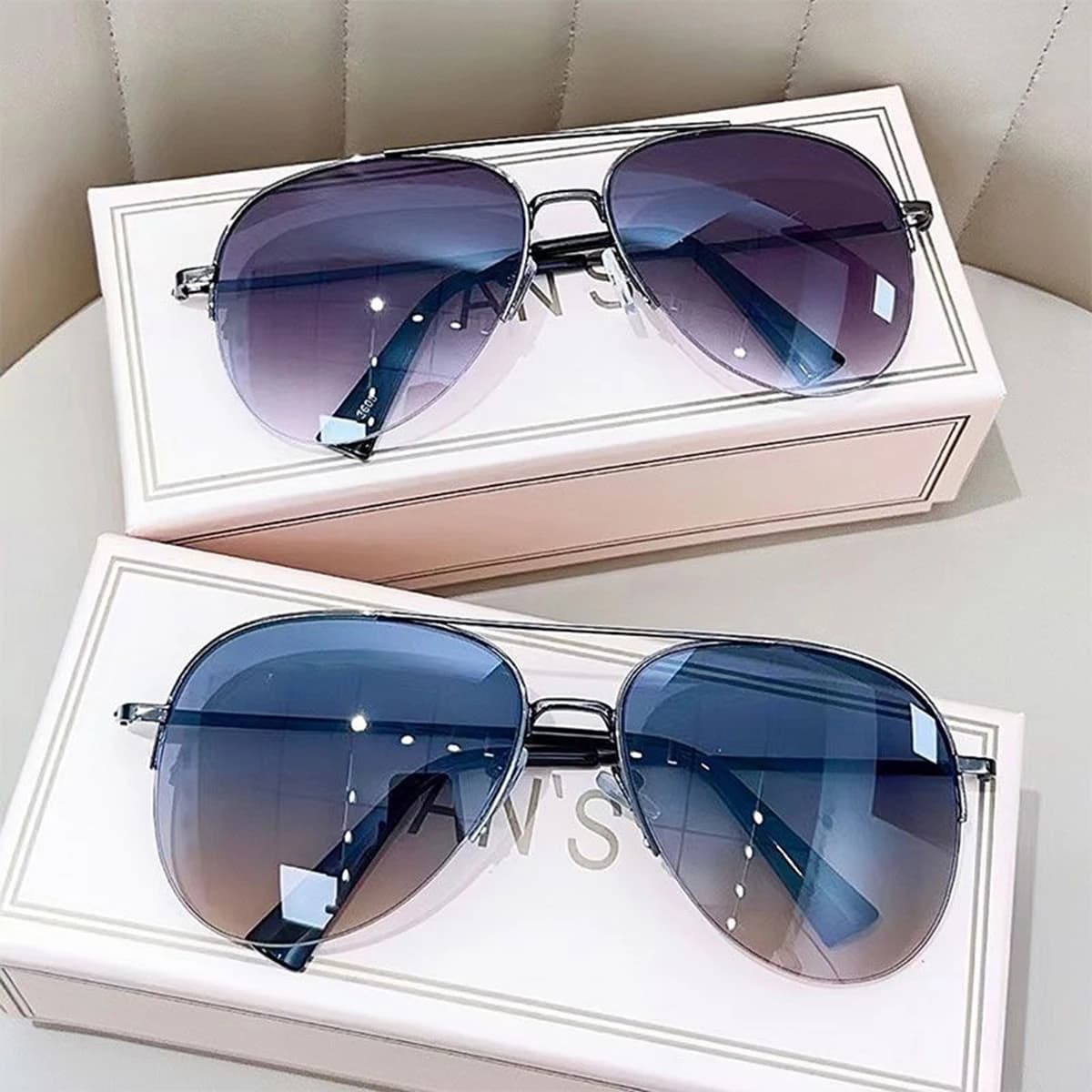 1pc Aviator Fashion Large Face Driving Riding Men's sunglasses with fashionable and fashionable personalities