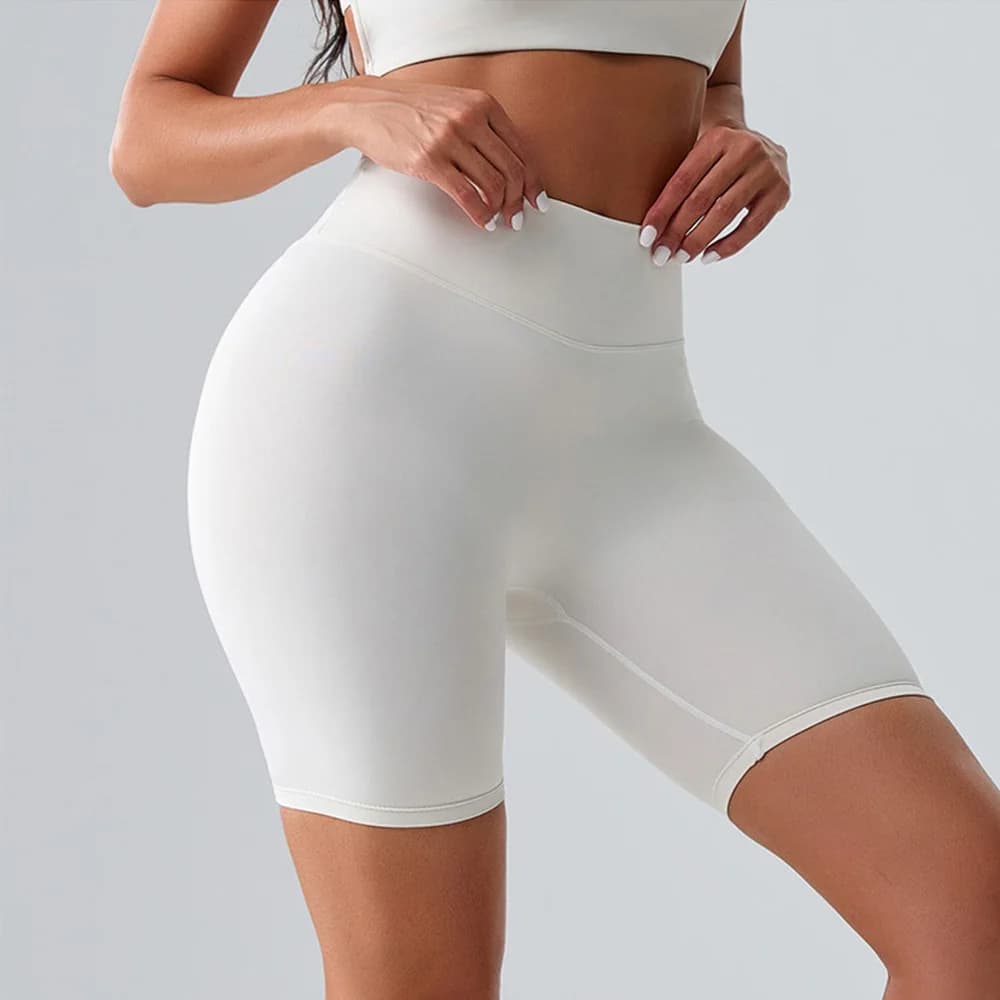 Women's Sports Biker Shorts Women's High Waist Yoga Shorts Cycling Shorts Leggings fitness push up Yoga slim shorts for belly control