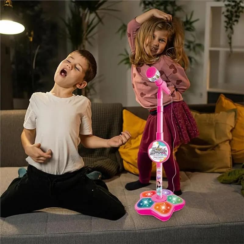 BEDW-Kids' Star Microphone, 2026 New The Microphone Toy, Portable Kids Karaoke Machine