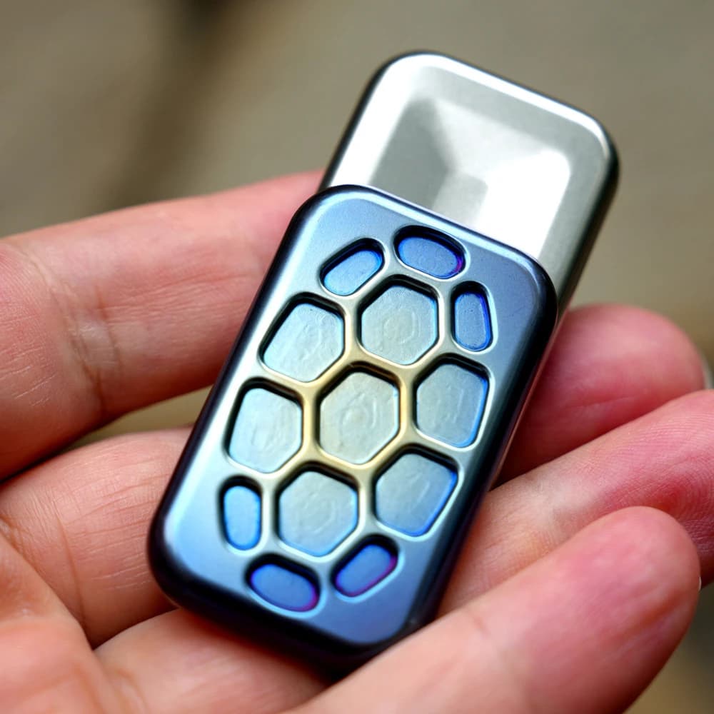 Sea Turtle EDC Unlimited Pushing Slider Titanium 8+6 Push Slider Stress Relief Toy Fidget Toys For Adults Anxiety Relief Gadgets
