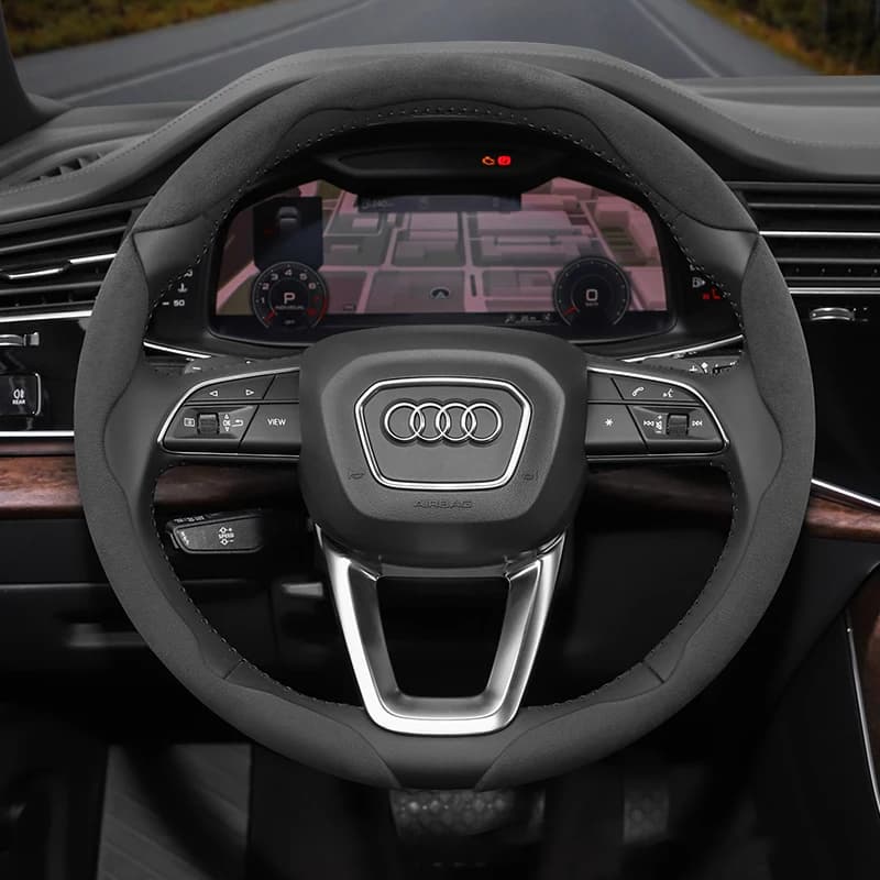 For Audi Snap cover in suede Fit A3 A4 A6 A5 A1 Tt Q3 8p B8 B6 C6 C5 8l B5 B9 Sportback and Tron Accessories