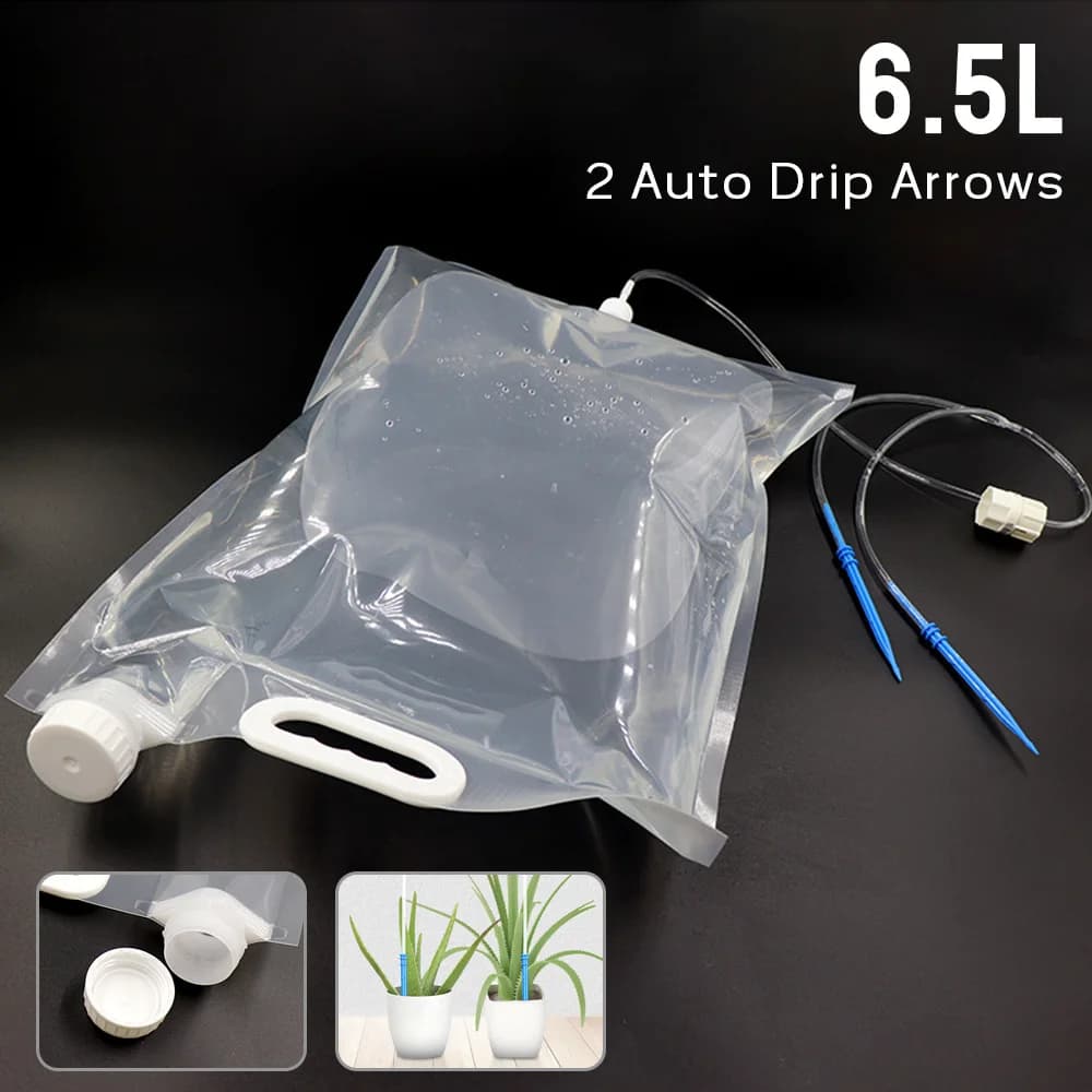 Dispositivo di irrigazione automatico Auto Drip Arrow Garden Watering Water Bag strumenti di irrigazione per piante Kit di gocciolatori Kit di semina pigro