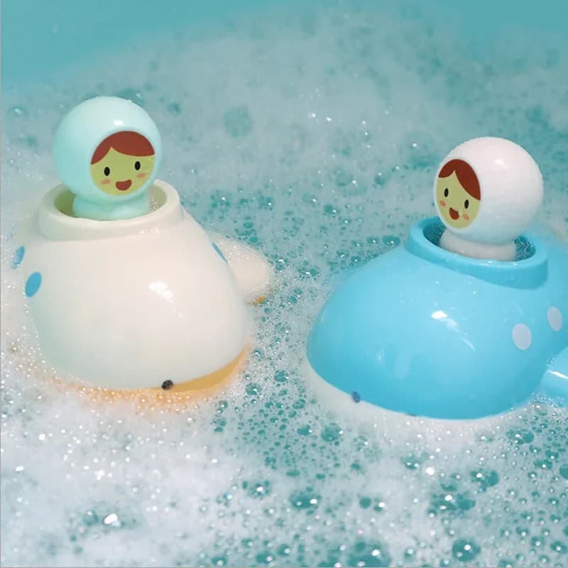 Bambini Bagno Acqua Giocare Giocattoli Catena Barca Nuoto Galleggiante Cartone animato Sottomarino Neonato Bambino Prima educazione Bagno Regali da spiaggia
