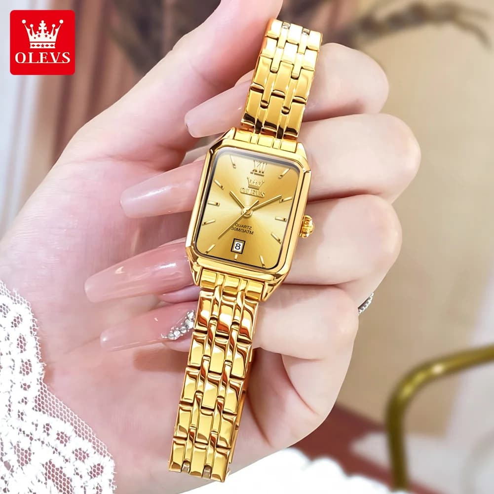 OLEVS Women's Luxury Watches Of Best Brands Fashionable Fashionable Waterproof Women's Watch Quartz Wrist Watch Simple Original Women's Watch