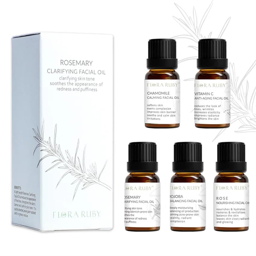 Essential Oils for Face Rose Serum Multifunctional Face Oil Plant for Skin Hydration Essential Oil Vitamin C