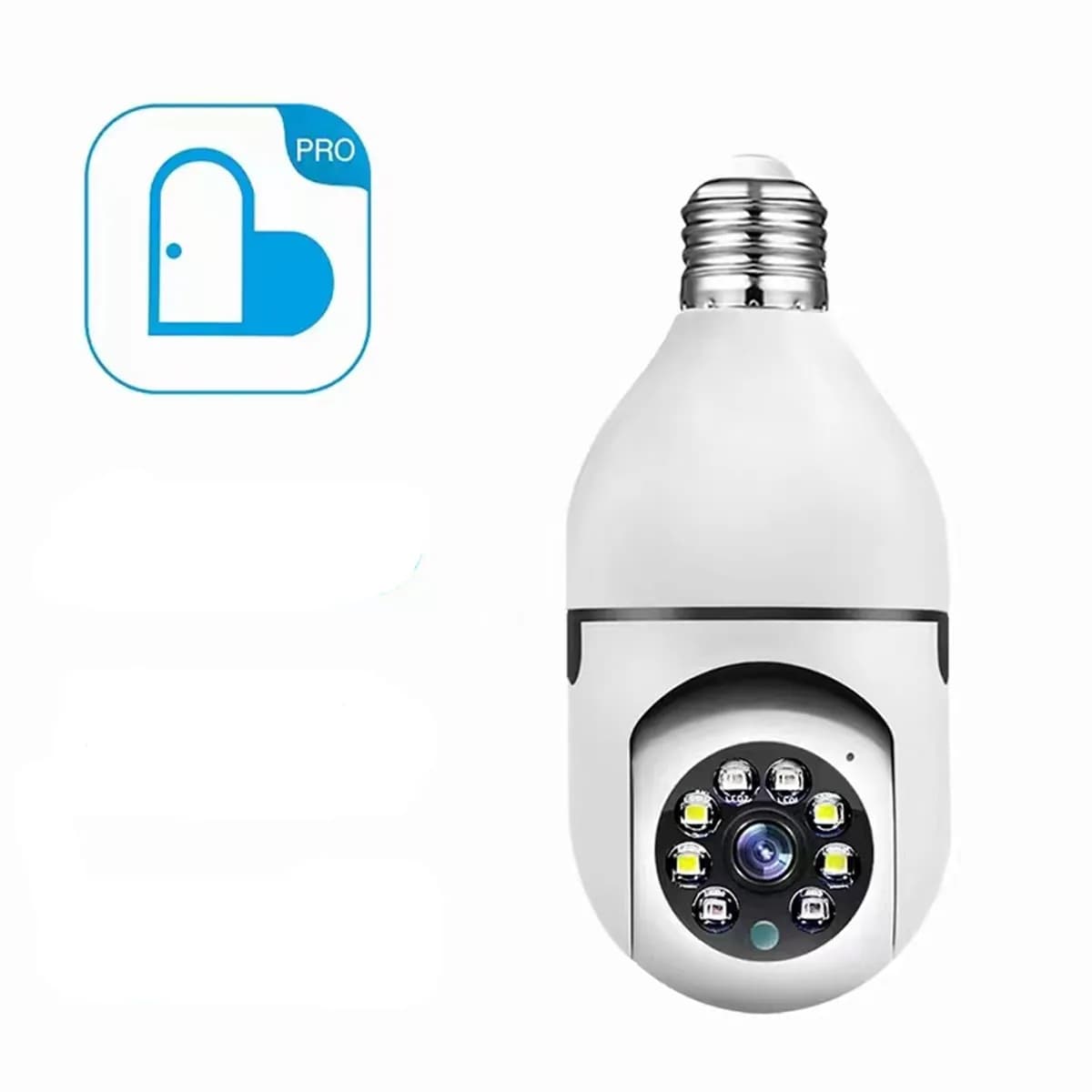 3MP 1296P Carecam APP Doppio Schermo E27 Lampada Testa Presa PTZ IP Dome Telecamera Citofono Senza Fili Sicurezza Domestica CCTV Baby Monitor