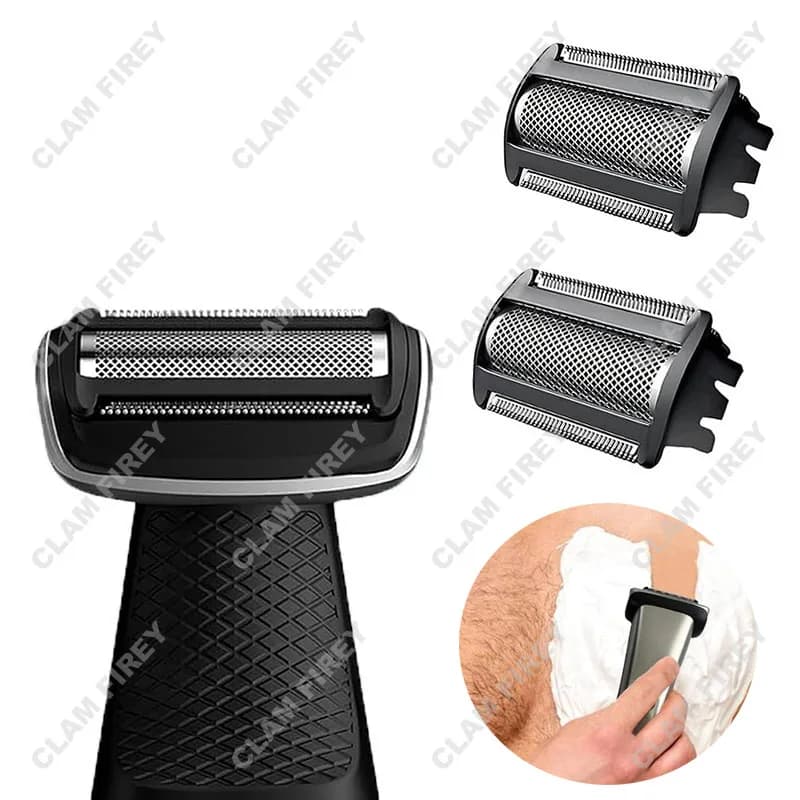 KVIFO BG2000 Testina di ricambio adatta per Philips Norelco Bodygroom Serie 7000 BG7030 BG7040 BG5025 BG2030 BG2040 Barba Trimmer