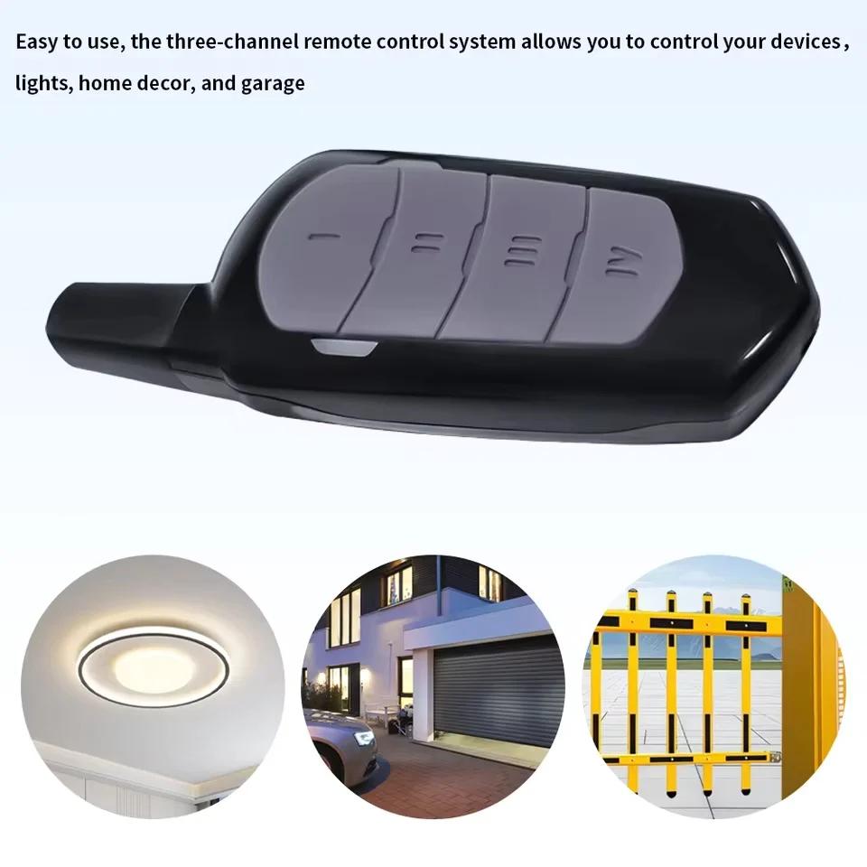 Duplicator remote control garage 433 mhz Commands gate Openers Electric Rolling Code Clone Access portal Fixed code
