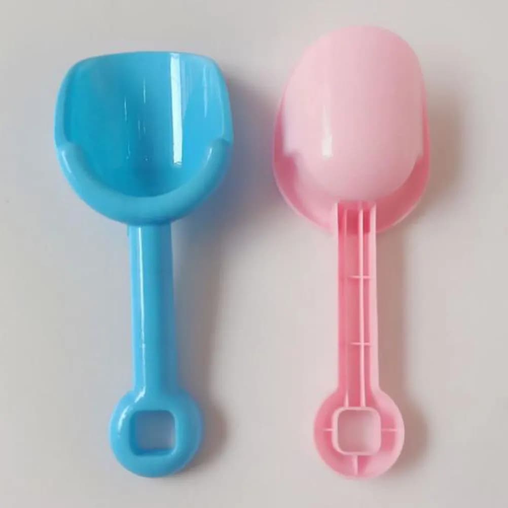 Set di 1 paletta e rastrello per dragare la sabbia da spiaggia, in plastica sicura e resistente, divertente e educativo, regalo per bambini, per il legame genitore-figlio