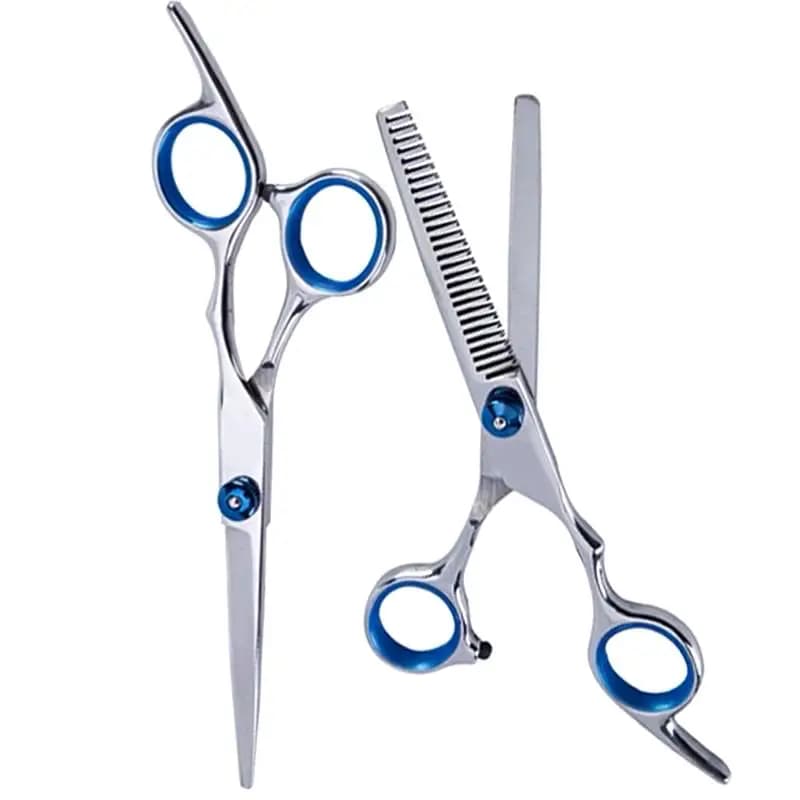 New-6Inch Professional Hairdressing Scissors Set Cutting Thinning Scissors Hair Cutting Accessories Family Hair Styling Tools