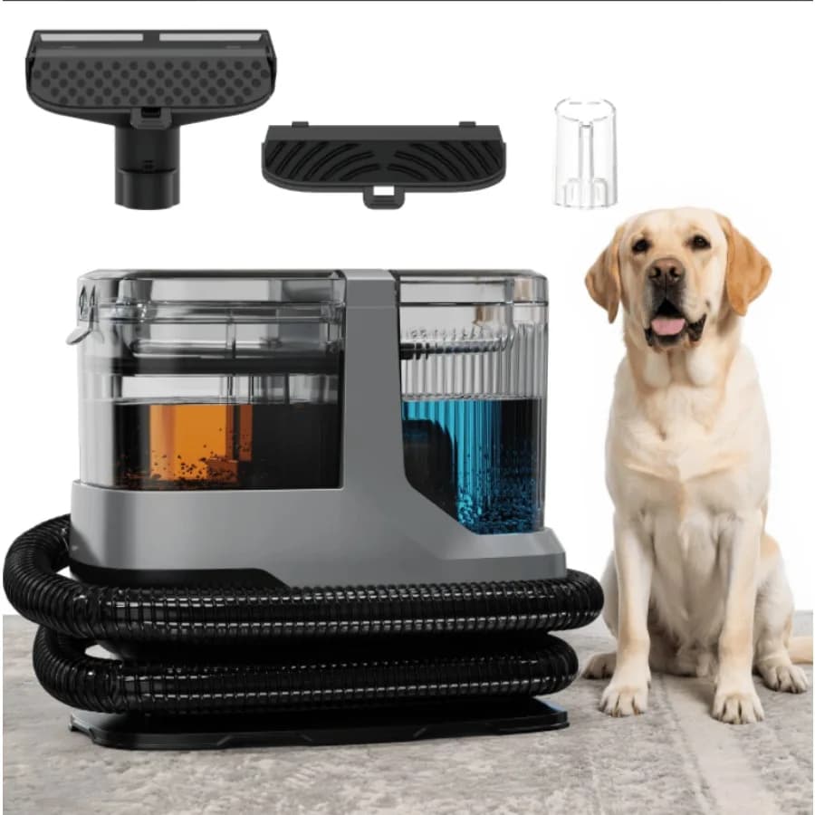 Aspirapolvere PS688 600W con Funzione Pulizia Profonda per Peli di Animali Domestici, Tappeti, Tappetini, Tessuti, Interni Auto - Design 4-in-1 con WiFi+APP