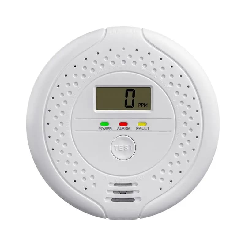 Sensore di Allarme CO ABGN per Casa e Cucina, Alta Sensibilità, Display LCD, Rilevatore di Monossido di Carbonio