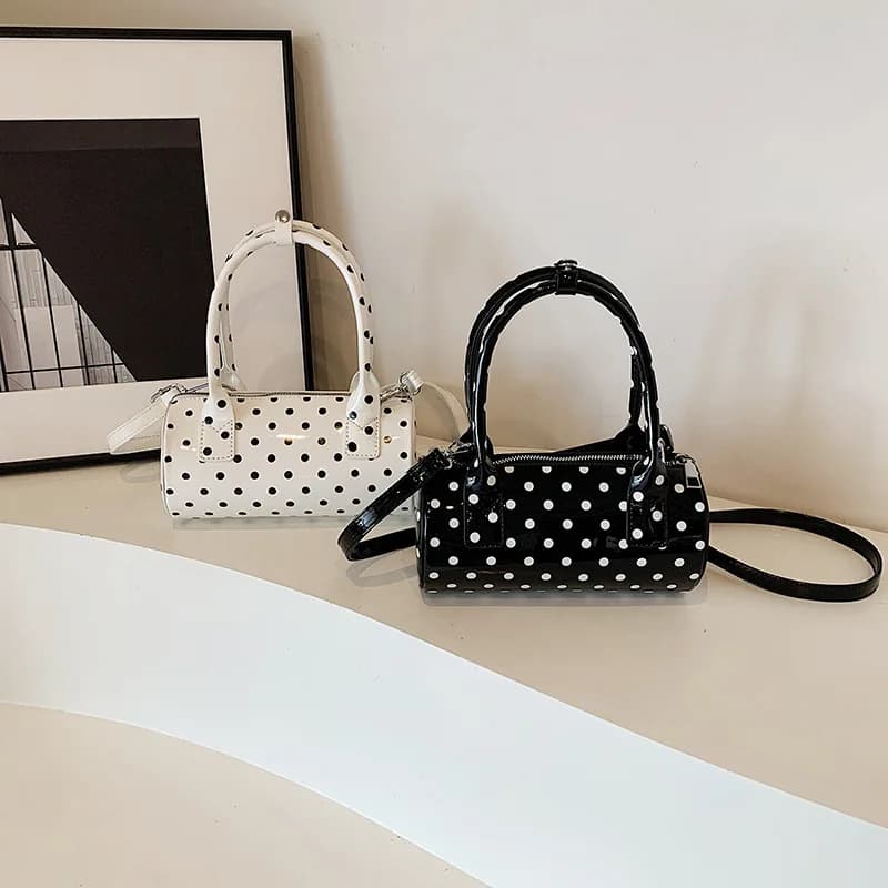 Cute Style Round Cylinder Handbag Fashionable Shoulder Bag with Unique Design Women's Shoulder Bags for Women's Communalism