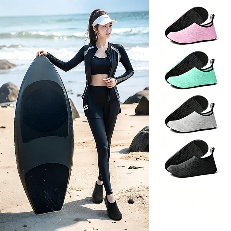 Scarpe Acquatiche Unisex per Sport, Spiaggia, Nuoto, Yoga, Danza, Surf e Immersioni - Calzini Antiscivolo per Adulti