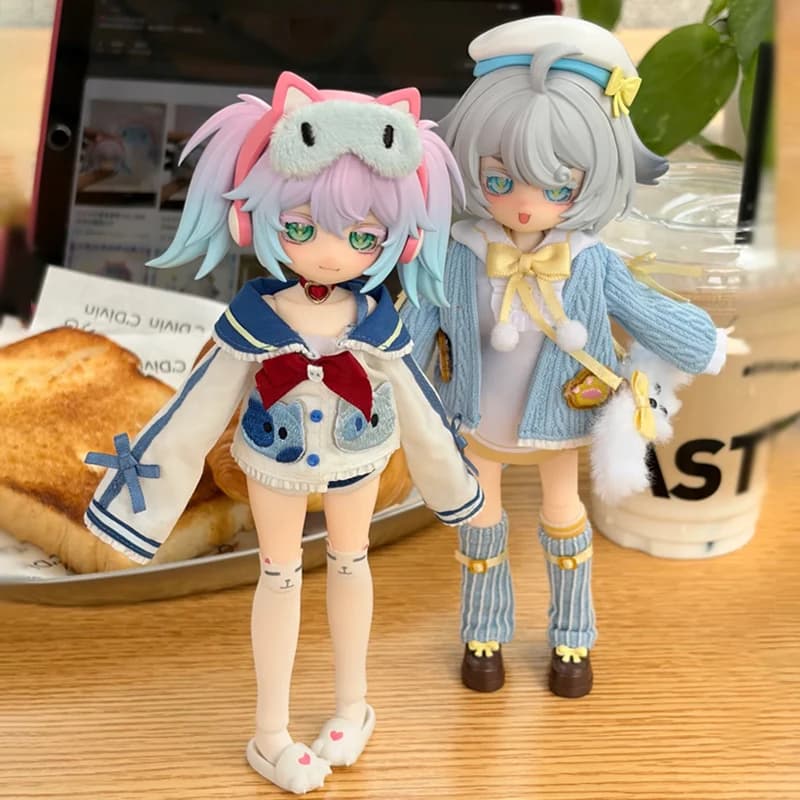 Mirai Dolls Fleeing Star Wish Maiden Series 1/8 BJD Blind Box Movable Eyes Blind Doll Mystery Box Cute Action Anime Figure Gifts