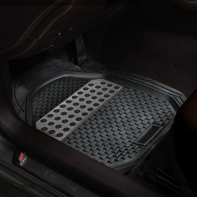 Car mats are waterproof, wear-resistant and resistant to dirt and can be cut at will Universal PVC Non-slip Mats