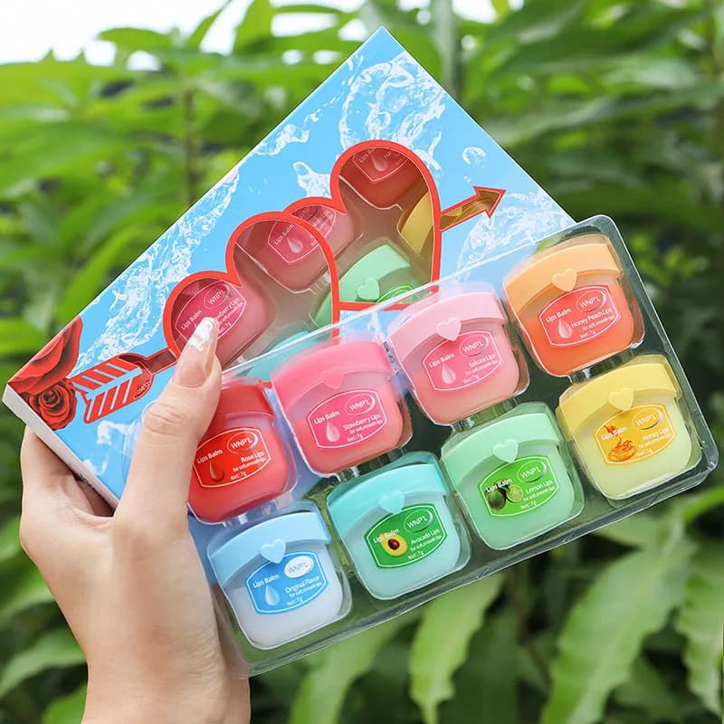 New 4/6/8pcs Balsam Set for Lips Moisturizing Lips Moisturizing Cream Lips Anti-screpolation Lip Care