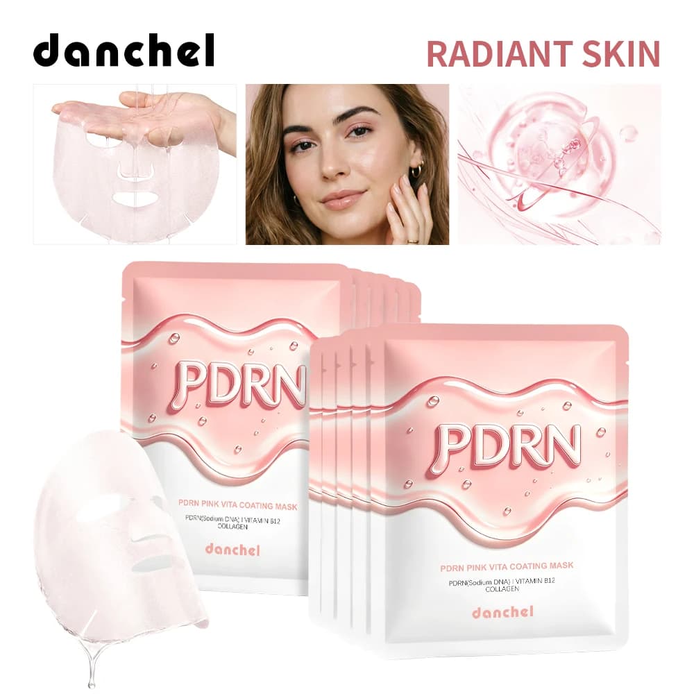 PDRN Vitamin B12 Coating Mask Barrier Repair High Purity Salmon DNA PDRN Improve Elasticity Evens Tone Deep Moisturizing Mask