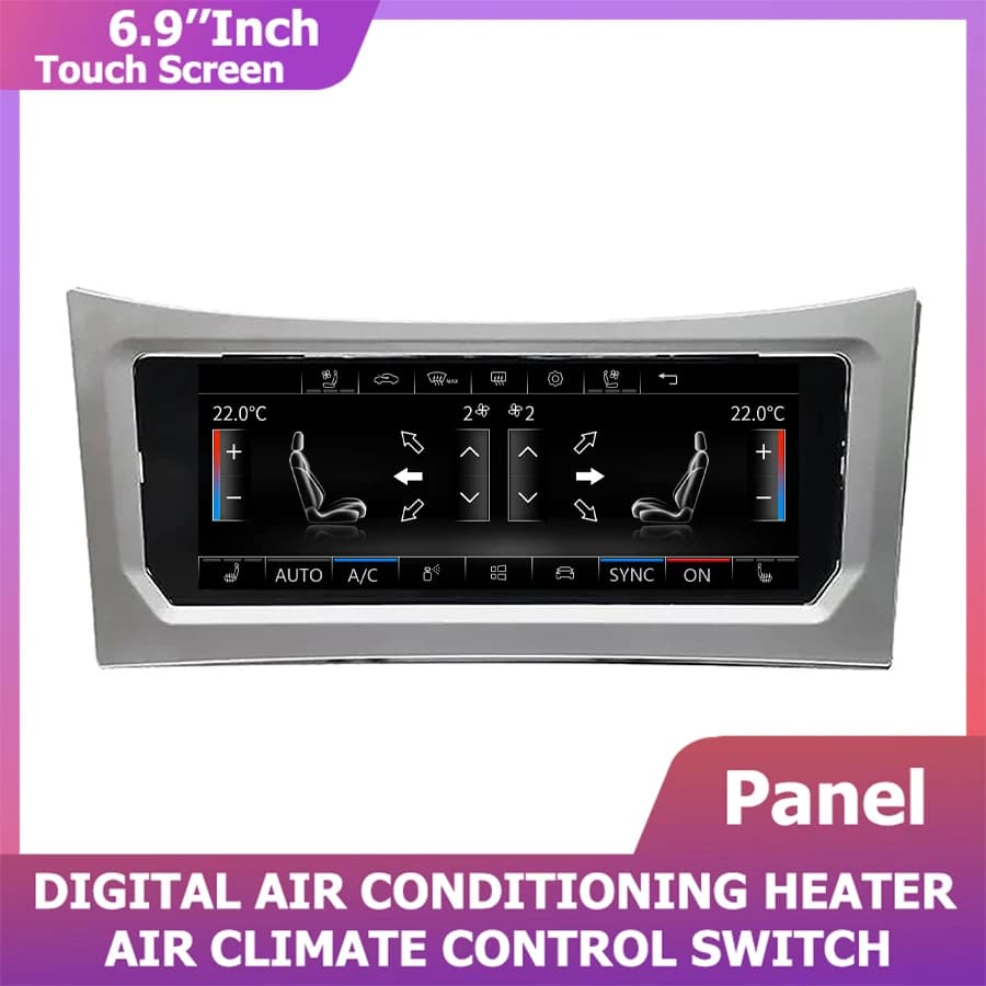Touch Screen Aria Condizionata Digitale A/C Pannello di Controllo del Clima Per VW Golf 6 7 Tiguan Passat B7 B8 CC Variante Condizionatore D'aria