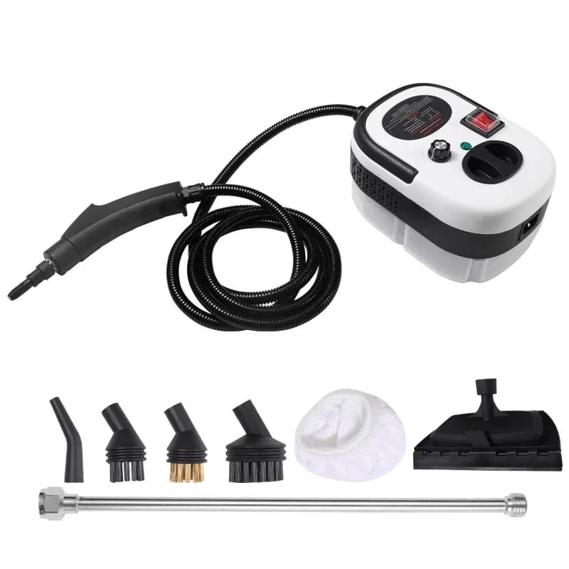 Portable Handheld Steam Cleaner High Temperature Pressurized Steam Cleaning Machine With Brush Heads For Kitchen Car