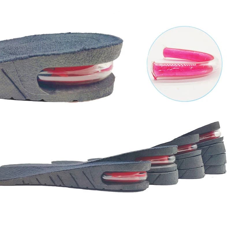 3-9cm Height Increased Insole With Air Cushion Lifting Height Support Highest Bearing For Foot Absorbent Insert For Shoes With Adjustable Cutting
