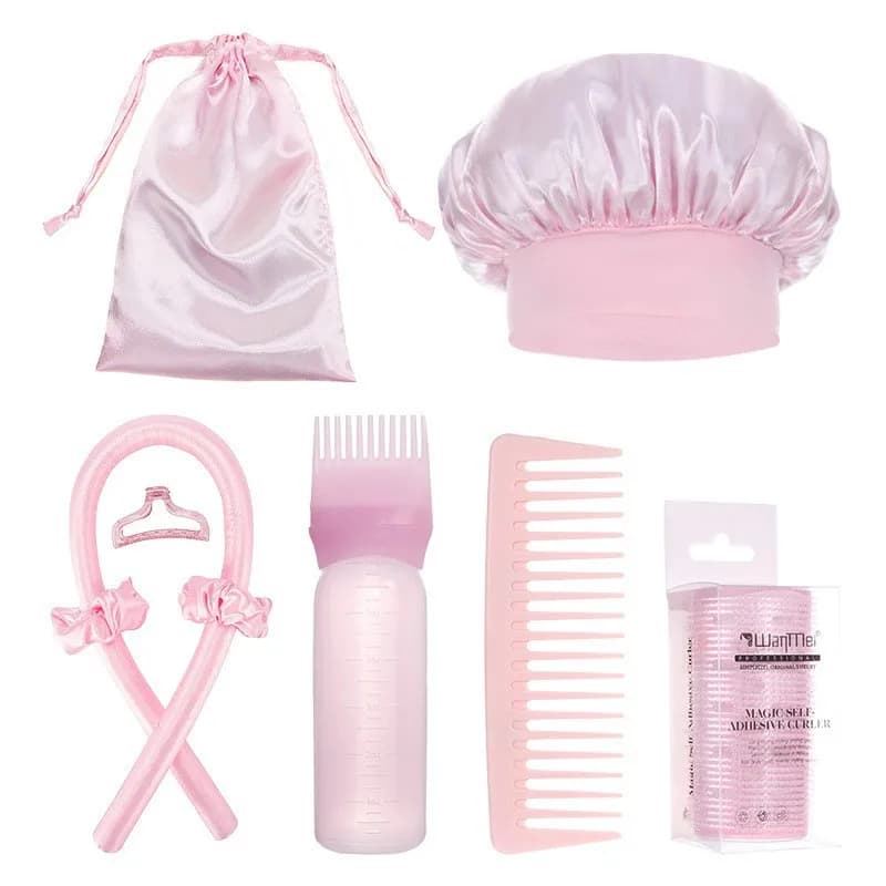 Dream Pink Hair Kit Hair comb Hair comb Iron Hairpins Hairband Haircare Kit
