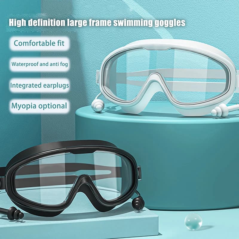 Swimwear 2025 with Large Mounting for Children, High Quality, Anti-fog, Waterproof, HD, Swimming Equipment