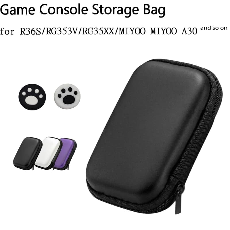 Data Frog for R36S video game bag retro protective case for RG35XX R35S Miyoo Mini Plus Protective bag founded