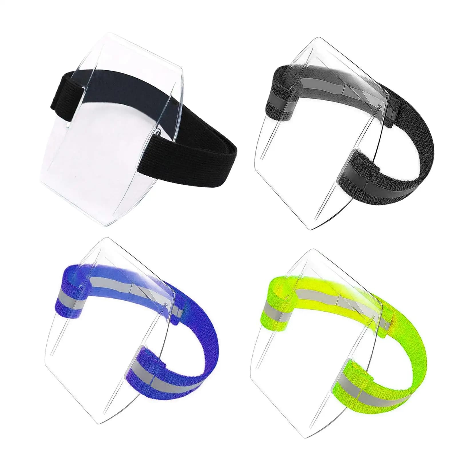 Porta Pass Sci da Braccio in PVC con Cinghia Regolabile e Porta Badge Identificativo - 1 Pezzo