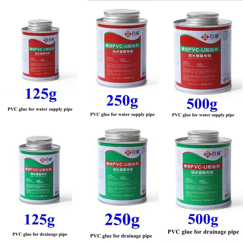 100 ~ 500g UPVC / PVC glue for water supply drain pipe PVC connector UPVC Gluewater garden industry irrigation duct
