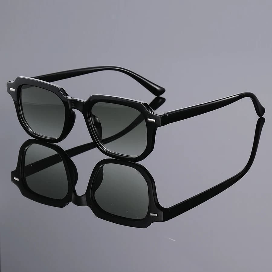 1Pc Men's Fashion Glasses New Trendy Frame Retro Revetto Y2K Music Festival Cool Street Style Decor Suitable for Daily