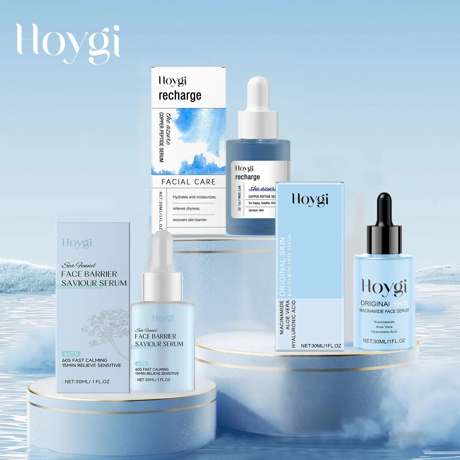 H Oygi Nicotinamide Siero Face To Reduce Melanin Dissolvency Repair Dark Spots Nutrient Blue Copper Titanium Essence For Skin Care