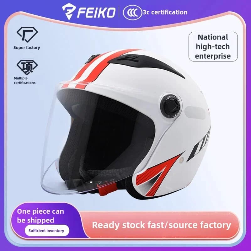 3C certified electric bike helmet in retro style: universal bike helmet, lightweight and comfortable, safe driving equipment