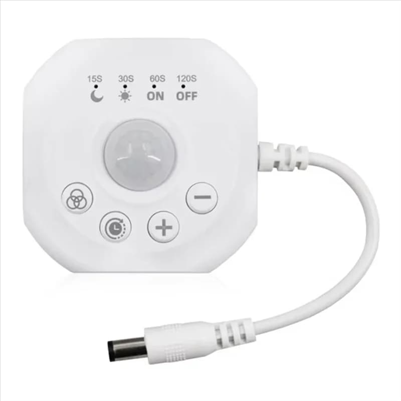 B08B-PIR Sensore Dimmer Sensore di movimento monocolore Dimmer DC5-24V Interruttore sensore di movimento con luminosità regolabile A