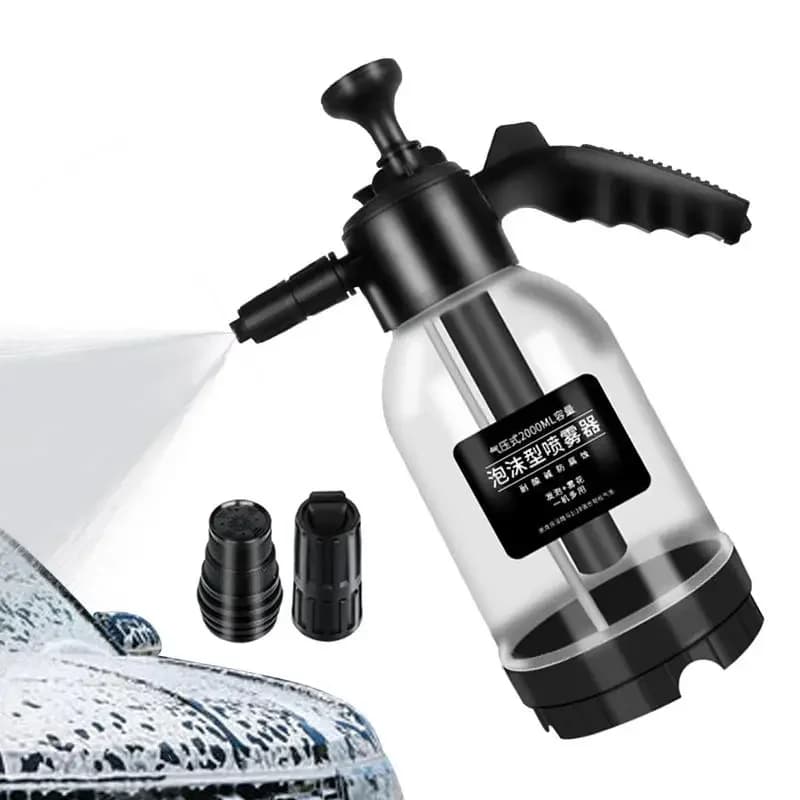 Spruzzatore di schiuma autolavaggio annaffiatoio pulizia Auto Spraye cannone automatico schiuma di neve finestra Auto pulizia bottiglia di sapone accessori per Auto