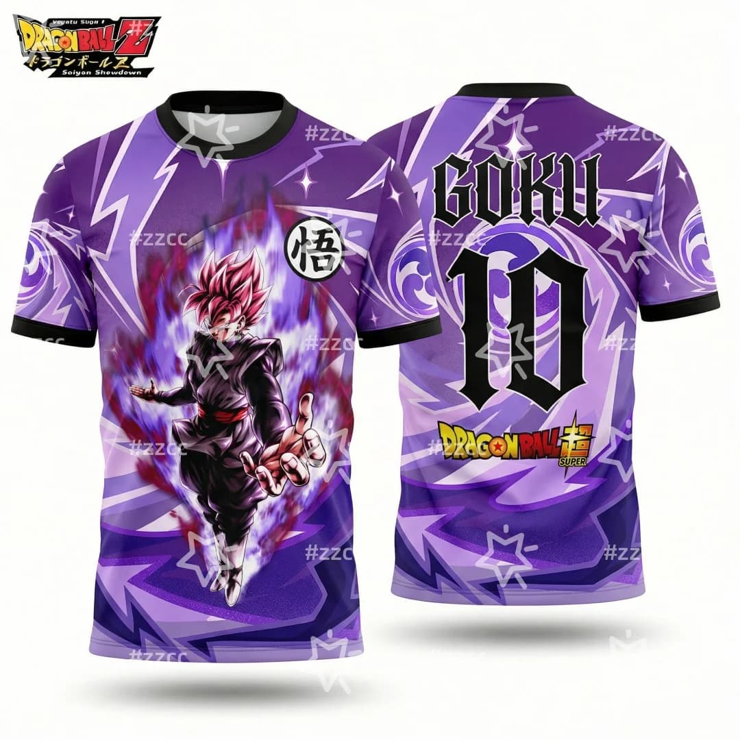 Football sweater Dragon Ball Gohan, T-shirt with Japanese anime graphics, Men's fast-drying sports T-shirt, Children's Clothing, Women's Y2K T-shirt