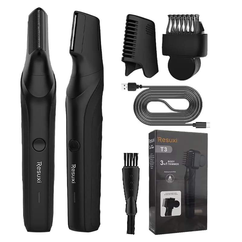 Resuxi Electric Haircut for the body of the new men Multifunctional 3 in 1 set of shavers for haircuts IPX5 Cutters for water washing throughout the body