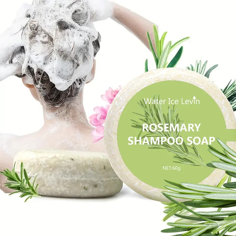 Shampoo al rosmarino Sapone per la crescita dei capelli Idratante Controllo del petrolio Non irritante Aumenta la lucentezza Shampoo nutriente per il rafforzamento dei capelli