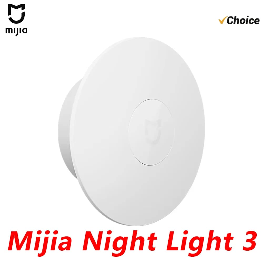 Nuova Luce Notturna MIJIA 3 con Luminosità Regolabile, Sensore di Movimento a Infrarossi, Base Magnetica per Casa Intelligente