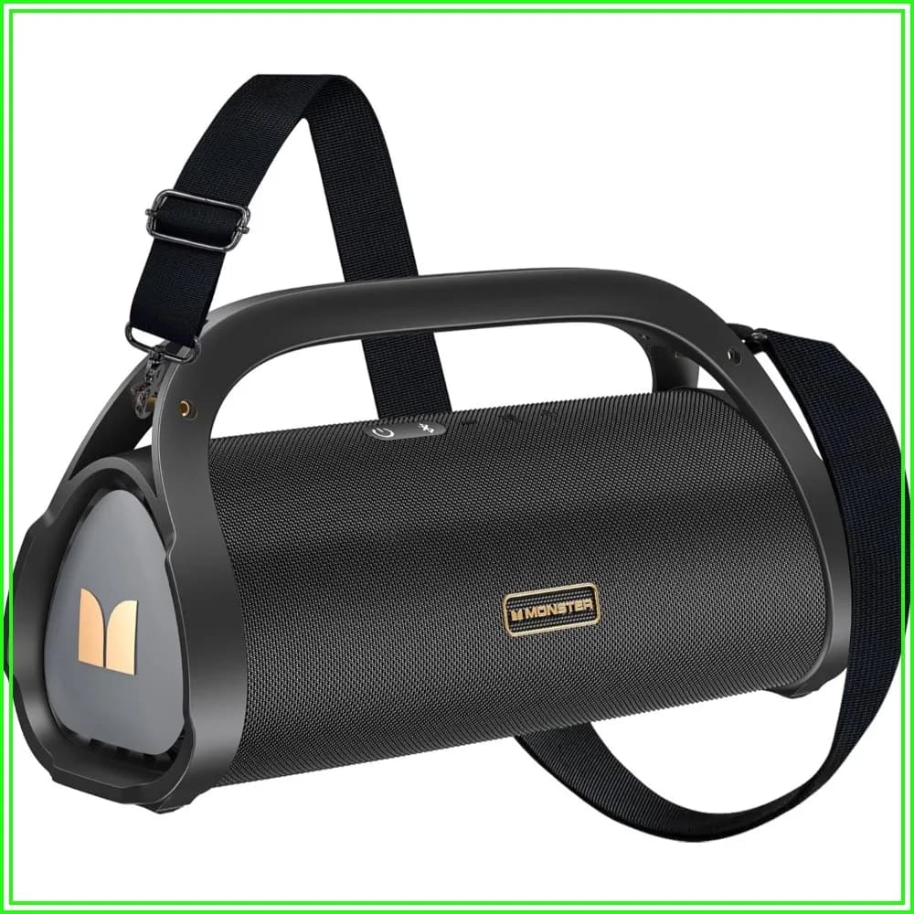 Portable Bluetooth Speaker, IPX7 Waterproof Wireless Speaker with Double Subwoofer, 100W Stereo Loud Sound, 24H Playtime for Outdoor Beach