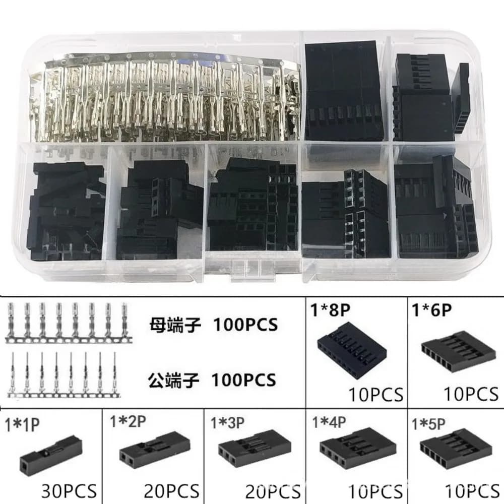 310 Pz 2 54mm Dupont Jumper Wires Male Female Pin Headers Connector Kit for Arduino Raspberry Pi PCB Project