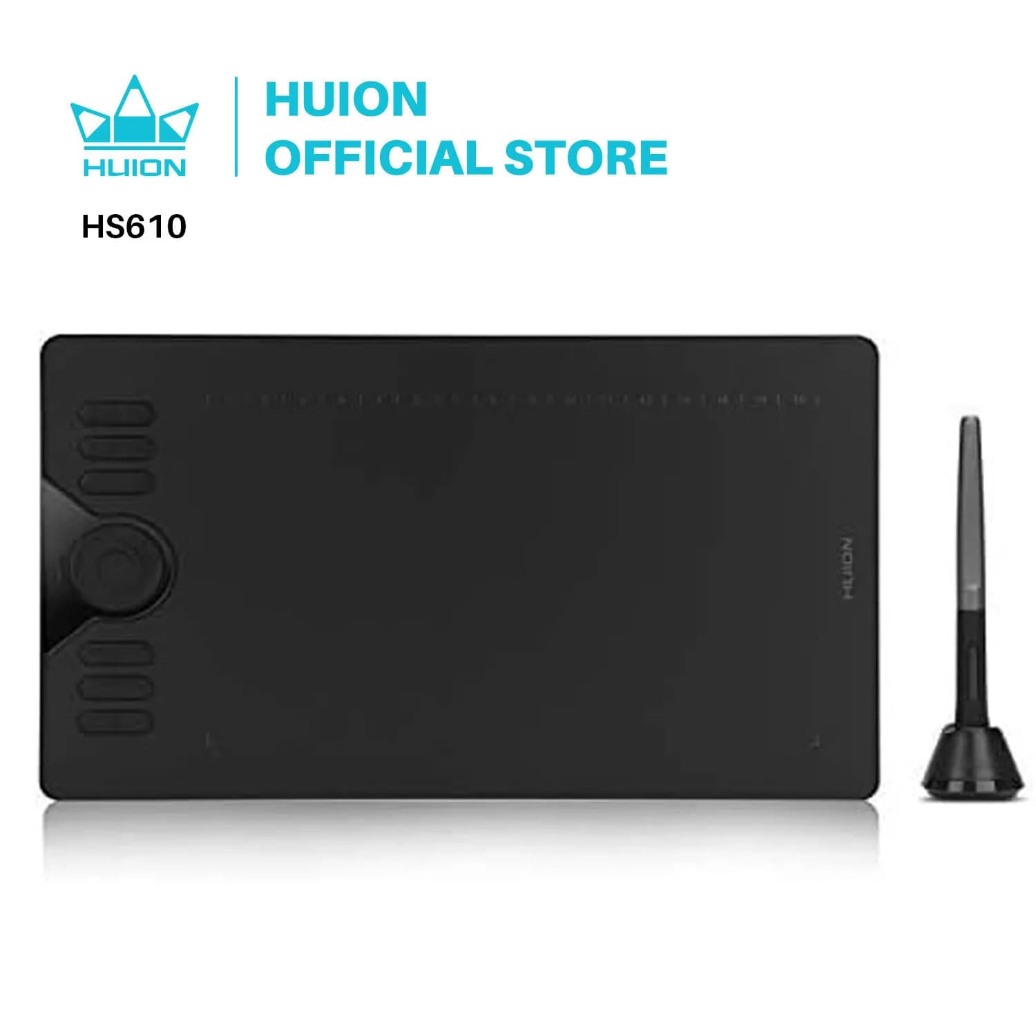 HUION HS610 tavolette grafiche tavoletta digitale con penna Tablet da disegno con stilo inclinabile OTG senza batteria per Android Windows macOS