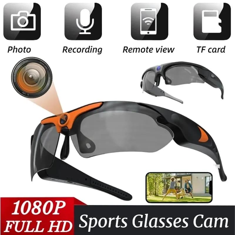 1080P Full HD Mini camera sunglasses camera outdoor sports DV smart sports glasses Cam DVR wide-angle camera glasses