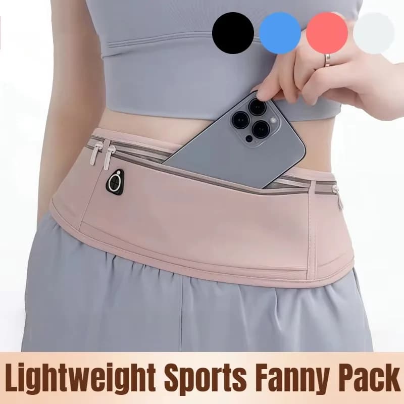 Waterproof Sport Waist Bag for Running, Men and Women's Belt Bag, Gym Cellular Door, iPhone Accessories