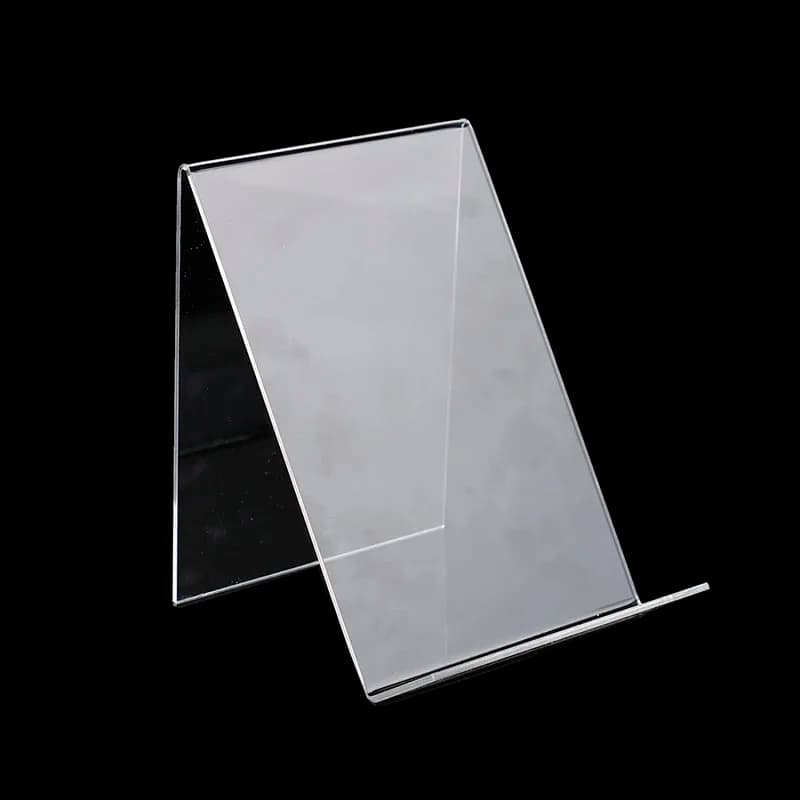 1pc acrylic book display frame for photo brochure artwork organizer