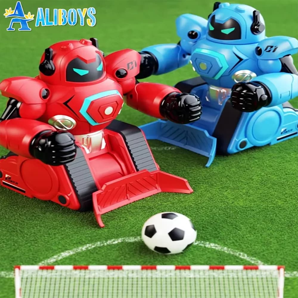 JJRC RC Robot Boxe Calcio Robot telecomandato Robot da calcio a doppia battaglia Gioco interattivo genitore-figlio Regali di Natale