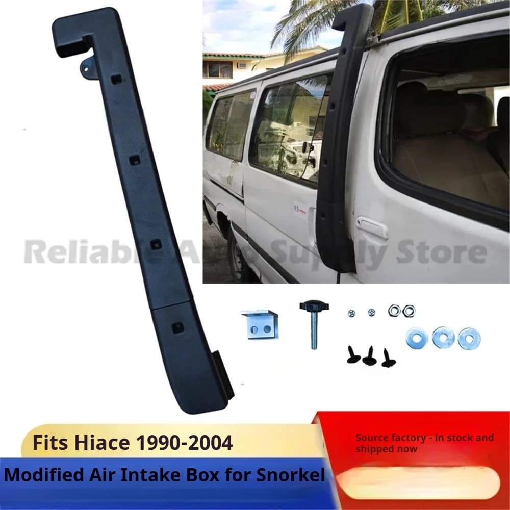 Per HIACE 1993-2004 Auto Snorkel Kit di Aspirazione Aria Auto Universale Fit Anteriore Destro Montato Trampolieri Acque Profonde