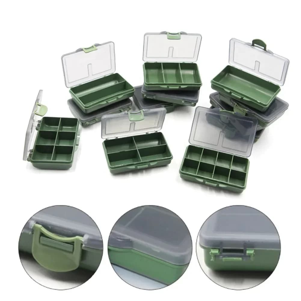 1 pcs from 1 to 8 compartments storage box for fishing equipment carp system boxes for fishing baits accessories for portable fishing boxes
